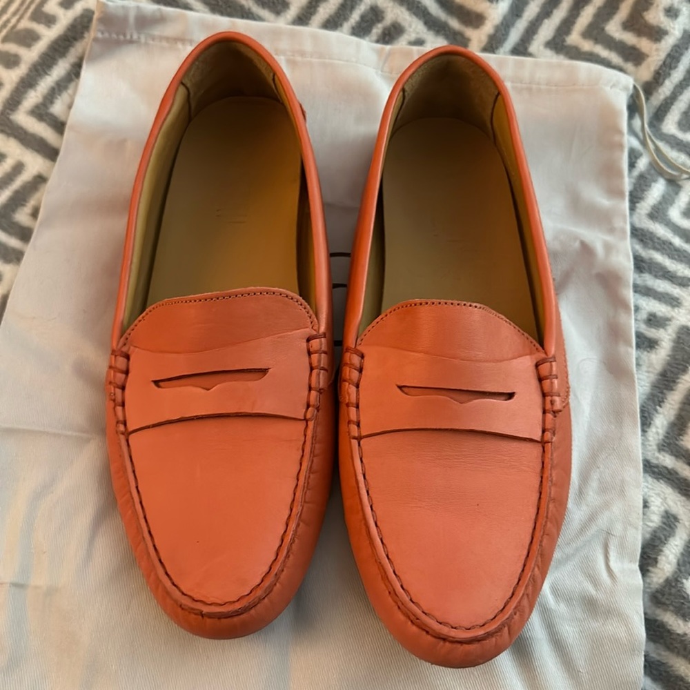 M. Gemi Pastoso loafers, size 39 in coral